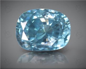 Natural Blue Zircon Certified 4.39CTS-10881